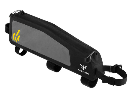 Велосумка на раму Apidura Backcountry Top Tube Long Pack, 1.8 л, Gray/Black
