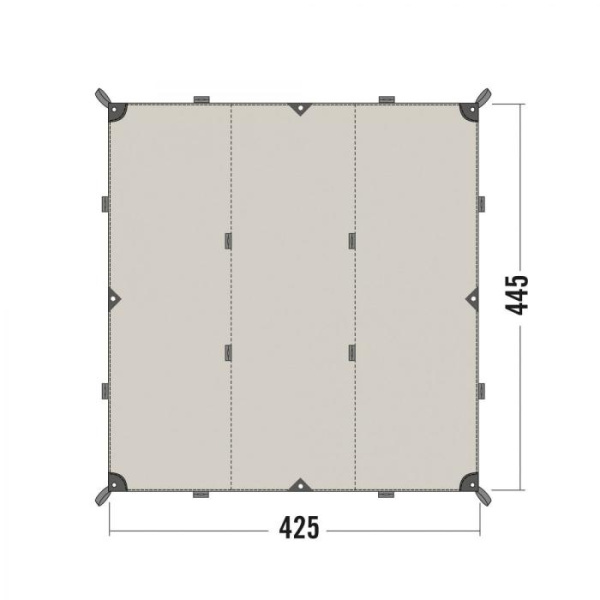 Тент Tatonka Tarp 1 - 425 x 445 см, Assorted