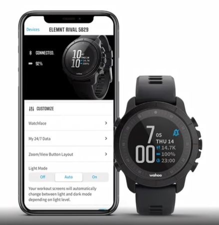 Смарт-часы Wahoo Elemnt Rival MultiSport GPS, Stealth-Gray