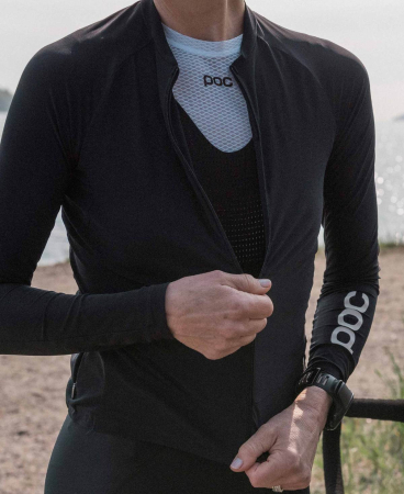 Велоджерси женское с длинным рукавом POC Essential Road W's LS Jersey, Navy Blue, L