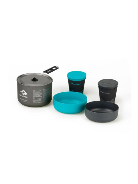 Набор посуды Alpha Cookset 2.1 Pacific Blue/Grey от Sea to Summit