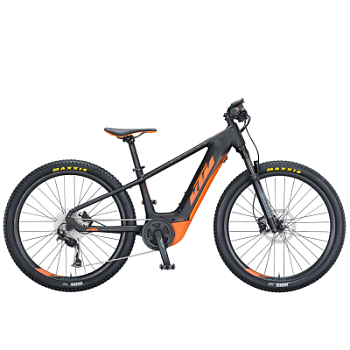 Электровелосипед KTM Macina Mini Me 261 26" черный (оранжевый) 2021 