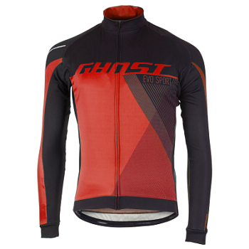 Велоджерси Ghost Performance Evo Long, Черно-красный