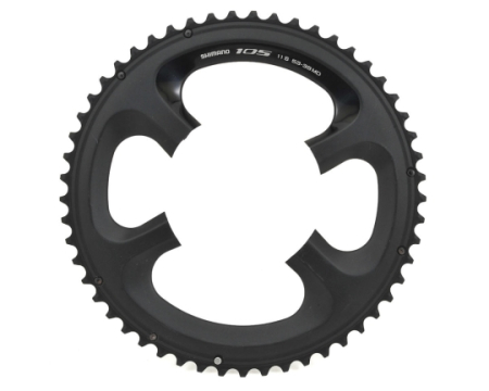 Зірка шатунів Shimano FC-5800 Shimano 105, 53зуб. для 53-39T, чорний 11-швидк