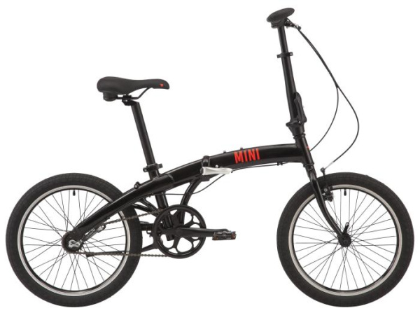 Складной велосипед Pride MINI 3 20" черный 2021