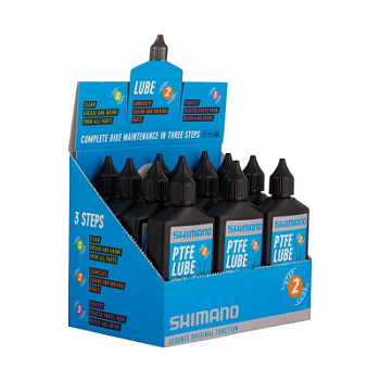 Дісплей і мастило ланцюга Shimano PTFE Lube, 12шт. Х 100мл