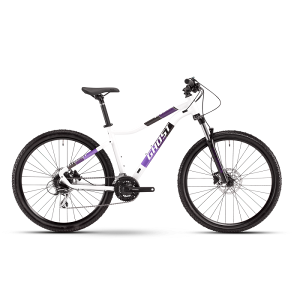 Горный велосипед Ghost Lanao Essential 27,5" бело-фиолетовый 2021