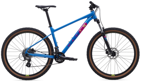 Горный велосипед 27,5" Marin BOBCAT TRAIL 3 рама - M 2021 Gloss Bright Blue/Dark Blue/Yellow/Magenta
