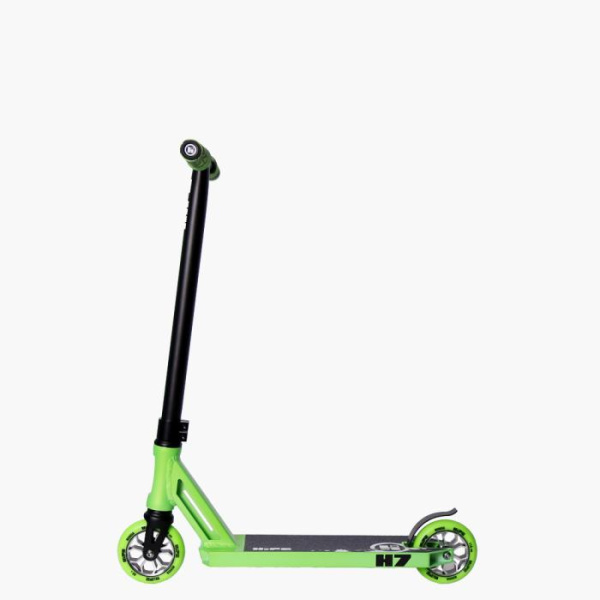 Самокат трюковый Hipe H7, Black/Green