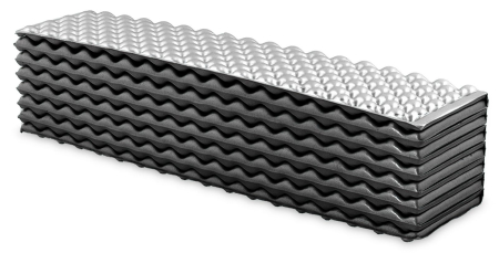 Каремат Pinguin Fold Alu, 185x55x1.5см, Silver