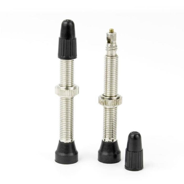 Нипель VITTORIA Tubeless Valve Brass-Silver 46mm Set (2 pcs) - 1W05ACTV440S2AM