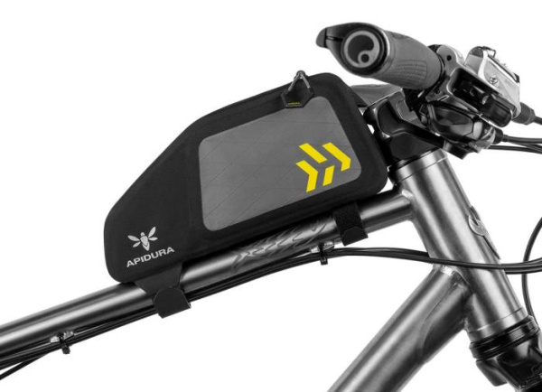 Велосумка на раму Apidura Backcountry Top Tube Pack, 1 л, Gray/Black