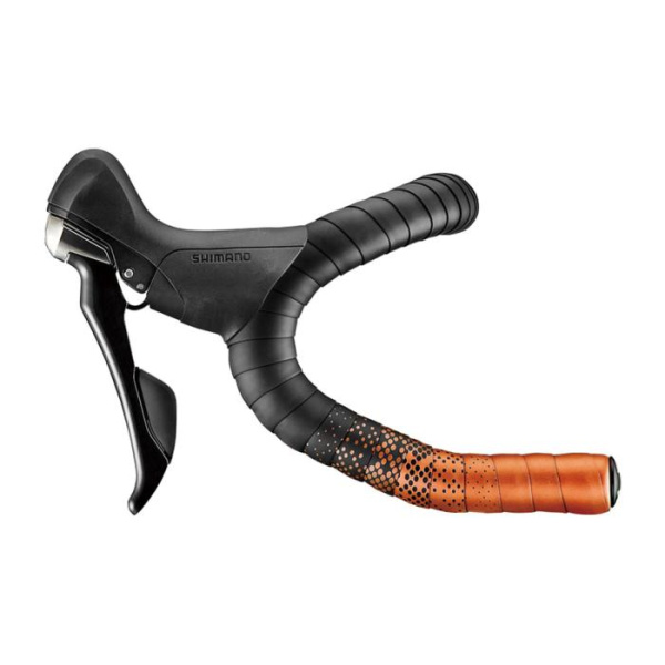 Обмотка для руля Ciclovation Leather Touch Shining Metallic Черно-оранжевый