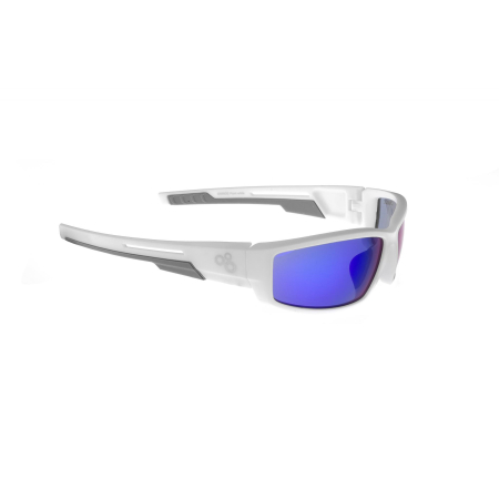 Очки Onride Point Матовый белый/серый с линзами Revo Blue (Cat 3)