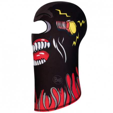 Балаклава детская (8-12) Buff Kids Polar Balaclava, Terrifying Black