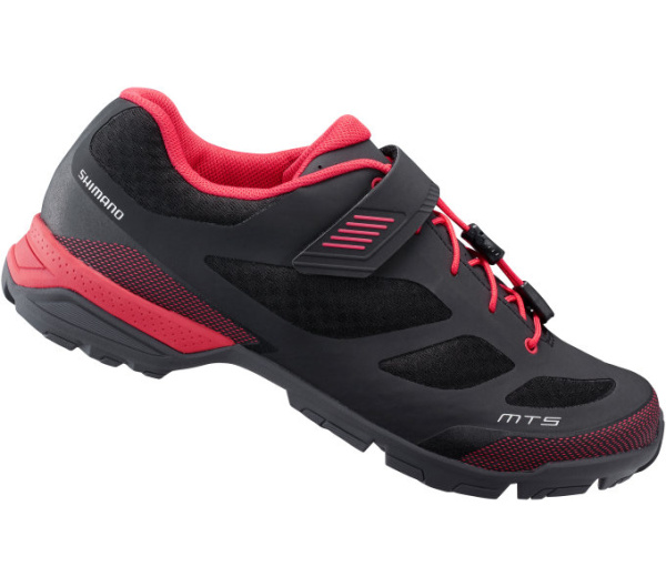 Велотуфли женские Shimano MT501WL, Черно-красный