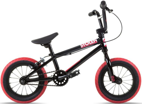 Детский велосипед Stolen Agent 13.25" 12" Черный-красный 2021