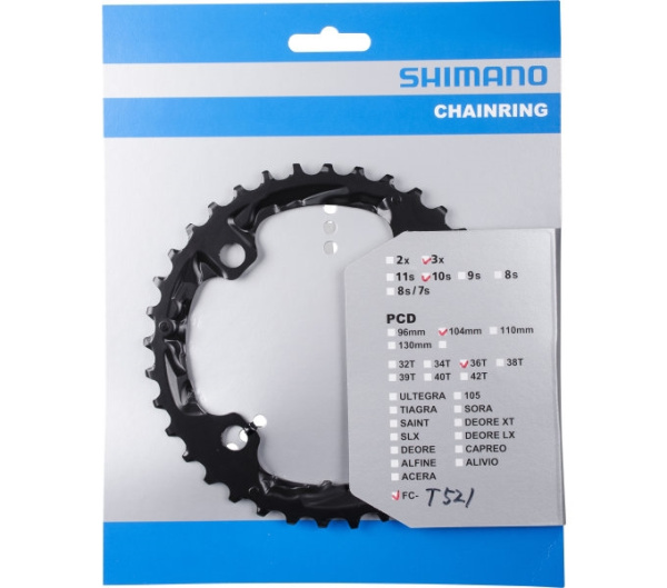 Зірка шатунів Shimano FC-M610 DEORE, 36зуб.