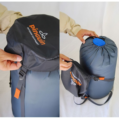 Спальный мешок Pinguin Tramp (9/5°C), 195 см - Left Zip, Khaki 2020