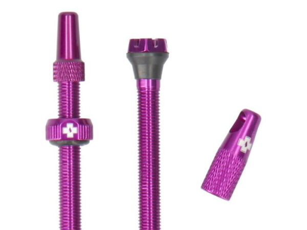 Вентили для бескамерных колес MUC-OFF Tubeless Valves V2, 44 мм, розовые