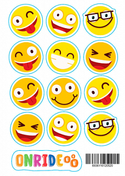 Светоотражающие наклейки Onride Смайлики