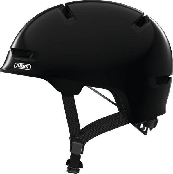 Велошлем детский ABUS SCRAPER 3.0 KID Shiny Black M (54-58 см)