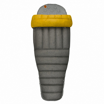 Спальный мешок-квилт Ember EbIII (-4/-10°C), 183 см, Dark Grey/Yellow от Sea to Summit