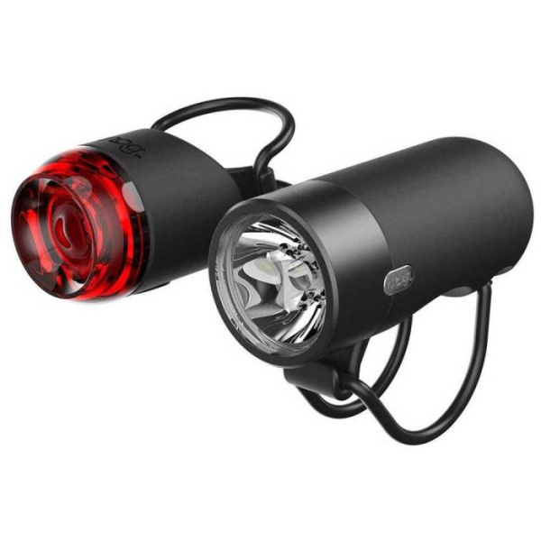 Комплект велосвета Knog Plug Twinpack 250/10 Lumens Black