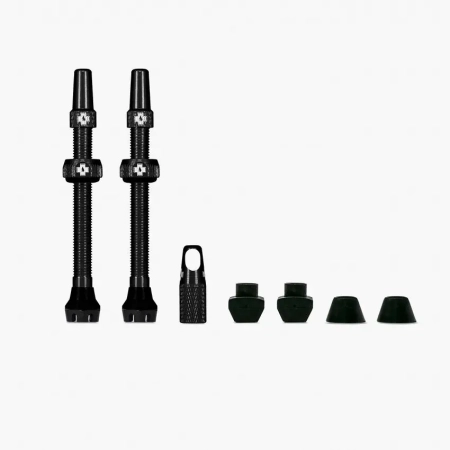 Вентили для бескамерных колес MUC-OFF Tubeless Valves V2, 44 мм, чёрные