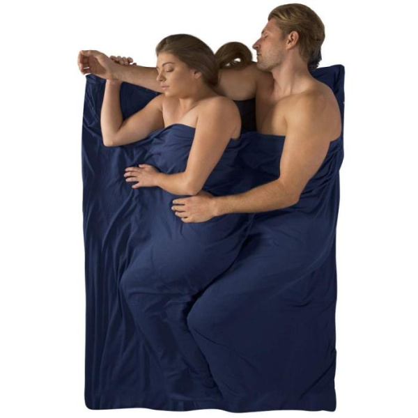 Вкладыш в спальник Expander Liner, Long Rectangular, 210 см, Navy Blue от Sea to Summit