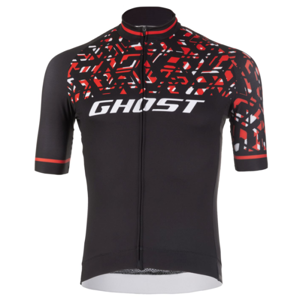 Велоджерси Ghost Factory Racing Short, Черно-красно-белый