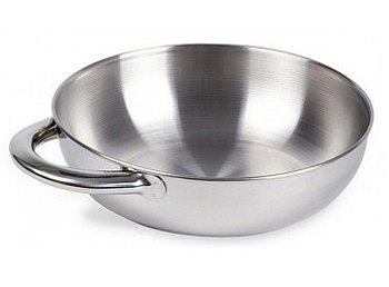 Миска с ручкой Tatonka Bowl With Grip S, Silver