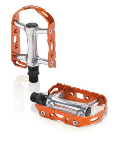 Педали XLC Ultralight PD-M15, Cеребристо-оранжевый