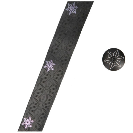 Обмотка руля Supacaz Super Sticky Kush Galaxy Черный с Oil Slick паттерном Supacaz