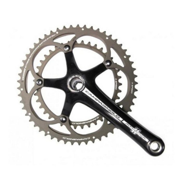 Шатуны Campagnolo Athena 11S Power Torque 172.5mm 39-53 Black Alu