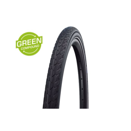 Покрышка Schwalbe Road Cruiser 28" (700) (K-Guard, Green Compound), Black Reflex