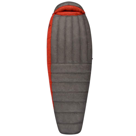 Женский спальный мешок Flame FmIV (-10/-17°C), 183 см - Right Zip, Dark Grey/Paprika от Sea to Summit