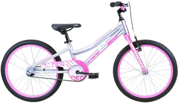 Детский велосипед Apollo Neo girls 20" розовый/белый 2021