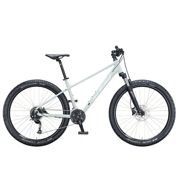 Городской велосипед KTM Penny Lane Disc 271 27,5" светло-серый (бело-красный) 2021