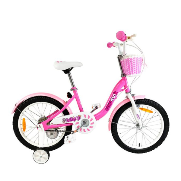 Детский велосипед RoyalBaby Chipmunk MM Girls 18", OFFICIAL UA, Розовый