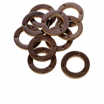 Кожаные кольца для грипс Brooks (10 шт.), Коричневый