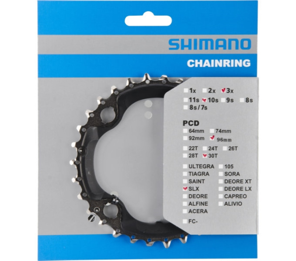 Зірка шатунів Shimano FC-M672 SLX, 30 зуб.