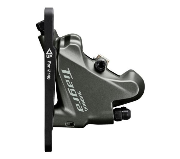 Каліпер гідравл диск тормозов SHIMANO BR-4770-F, передний адаптер 140/160мм, колодка L03A RESIN PAD(W/FIN)