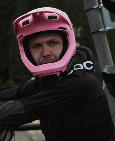 Шлем POC Coron Air SPIN Actinium Pink/Uranium Black Matt, XS-S