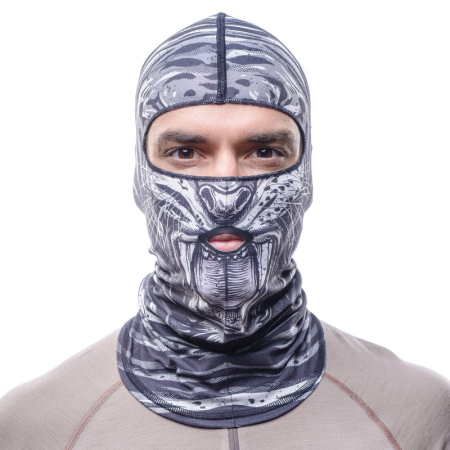 Балаклава Buff Microfiber Balaclava, N-Tribe Black
