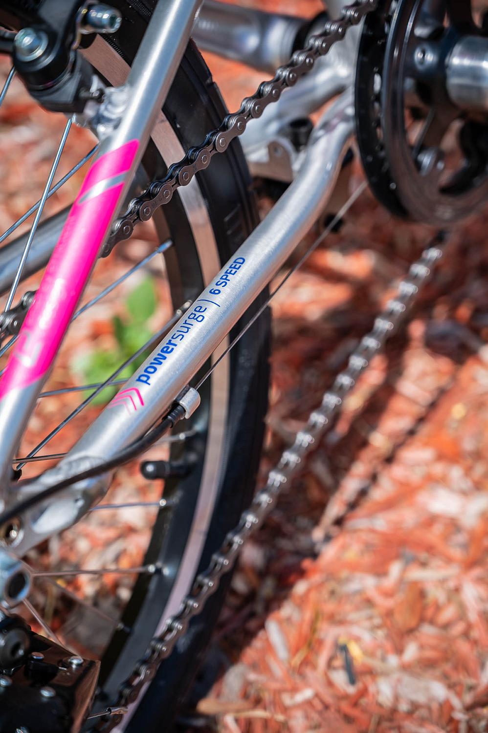 Детский велосипед Apollo NEO 6s girls 20", Brushed Alloy / Navy Blue / Pink Fade