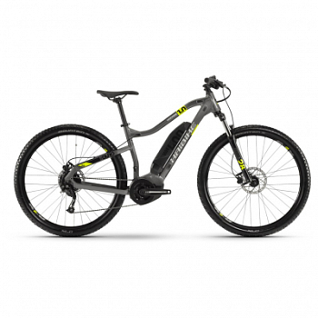 Электровелосипед Haibike Sduro HardNine 1.0 29" Серо-лаймово-черный 2020