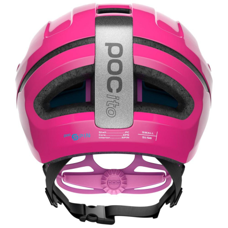 Детский велошлем POC POCito Omne SPIN Fluorescent Pink, S
