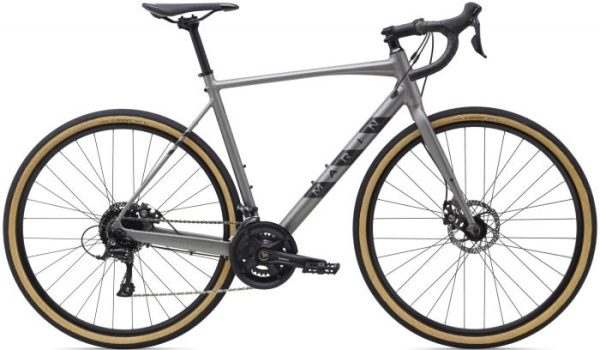 Гравийный велосипед 28" Marin LOMBARD 1 рама - 52см 2021 Satin Charcoal/Reflective Black