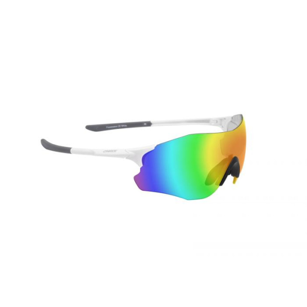 Очки Onride Possession 20 Матовые белые с линзами Revo Rainbow (17%)